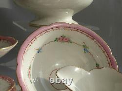 Ancienne Dinette En Porcelaine De Paris Epoque Napoleon Iii, Poupees Xixe Jouet