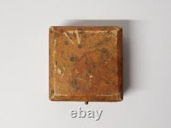Ancienne Intaille hématite double têtes grecques pour giletière et coffret XIXe