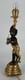 Ancienne Lampe Putto R&eacute;gule Patin&eacute; Noir & Dor&eacute; Napol&eacute;on Iii Xixe R&eacute; &eacute;lectrifi&eacute;e