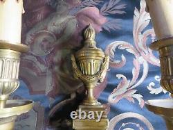 Ancienne belle paire d applique en bronze doré epoque XIXe st LXVI napoleon III
