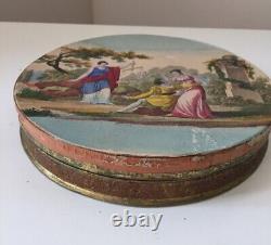 Ancienne boite confiserie Gravure Pomel Empire XIX