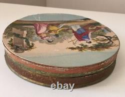 Ancienne boite confiserie Gravure Pomel Empire XIX