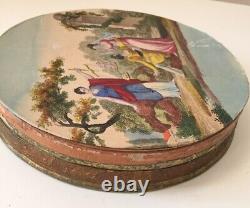 Ancienne boite confiserie Gravure Pomel Empire XIX