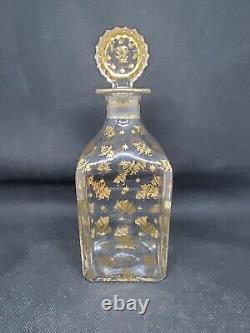 Ancienne carafe en cristal de Baccarat cave à liqueur 19ème XIX Napoléon III