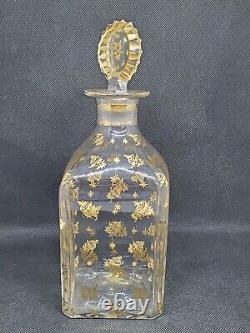 Ancienne carafe en cristal de Baccarat cave à liqueur 19ème XIX Napoléon III