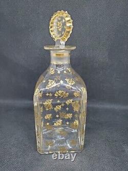 Ancienne carafe en cristal de Baccarat cave à liqueur 19ème XIX Napoléon III