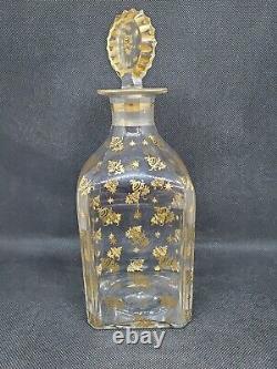 Ancienne carafe en cristal de Baccarat cave à liqueur 19ème XIX Napoléon III