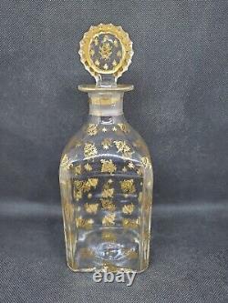 Ancienne carafe en cristal de Baccarat cave à liqueur 19ème XIX Napoléon III