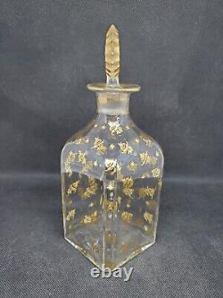 Ancienne carafe en cristal de Baccarat cave à liqueur 19ème XIX Napoléon III