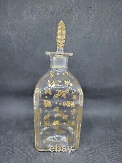 Ancienne carafe en cristal de Baccarat cave à liqueur 19ème XIX Napoléon III