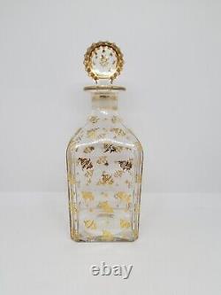 Ancienne carafe en cristal de Baccarat cave à liqueur 19ème XIX Napoléon III