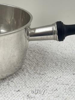 Ancienne casserole en argent massif minerve XIX siècle