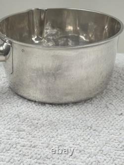 Ancienne casserole en argent massif minerve XIX siècle