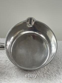 Ancienne casserole en argent massif minerve XIX siècle