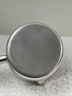 Ancienne casserole en argent massif minerve XIX siècle