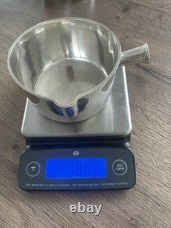 Ancienne casserole en argent massif minerve XIX siècle