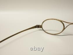 Ancienne paire de Lunettes en métal poinçonné dans étui NIII. XIXe siècle