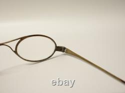 Ancienne paire de Lunettes en métal poinçonné dans étui NIII. XIXe siècle