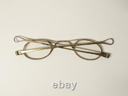 Ancienne paire de Lunettes en métal poinçonné dans étui NIII. XIXe siècle