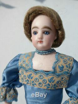 Ancienne poupée de mode en biscuit Francois Gaulthier gauthier Napoléon iii XIXE