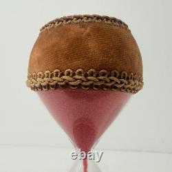 Antique Ancien sablier hourglass en verre XIXe Napoléon III