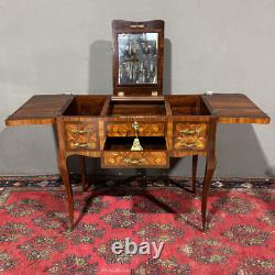 Antique Toit En Bois De Rose Napoléon III Époque XIXe Siècle
