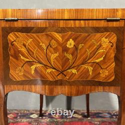 Antique Toit En Bois De Rose Napoléon III Époque XIXe Siècle