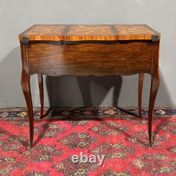 Antique Toit En Bois De Rose Napoléon III Époque XIXe Siècle