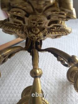 Applique murale ancienne bronze Style Louis XV / Napoléon III XIX Siècle