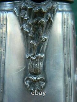 Argent Plaqué Verseuse Silver Silber XIX ème siècle