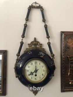 Authentique Pendule Murale dite BOULANGÈRE. Époque Fin XIXe, Style Napoléon III