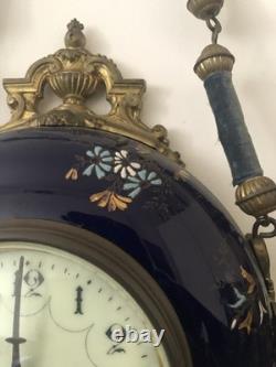 Authentique Pendule Murale dite BOULANGÈRE. Époque Fin XIXe, Style Napoléon III