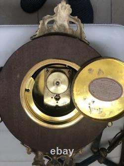 Authentique Pendule Murale dite BOULANGÈRE. Époque Fin XIXe, Style Napoléon III