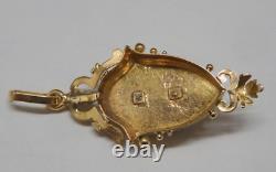 -BIJOU ANCIEN JOLI PENDENTIF NAPOLEON III OR XIXe (testé) COLLECTION VITRINE D