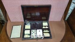 BOITE A JEUX DE CARTES NAPOLEON III FIN XIX ème SIECLE BOITE A JEUX DE CARTES NAPOLEON III FIN XIX ème SIECLE