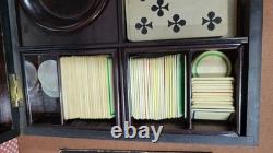 BOITE A JEUX DE CARTES NAPOLEON III FIN XIX ème SIECLE BOITE A JEUX DE CARTES NAPOLEON III FIN XIX ème SIECLE