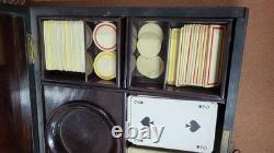 BOITE A JEUX DE CARTES NAPOLEON III FIN XIX ème SIECLE BOITE A JEUX DE CARTES NAPOLEON III FIN XIX ème SIECLE