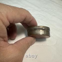 BOITE A Pilule en Agate XIXè Petit Coffret Napoléon III