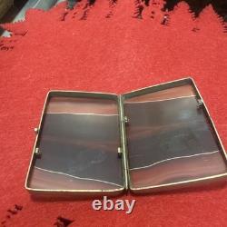 BOITE en Agate XIXè Coffret Napoléon III