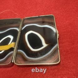BOITE en Agate XIXè Coffret Napoléon III