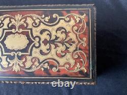BOÎTE en Marqueterie Boulle Coffret Napoléon III XIX -XX Siècle