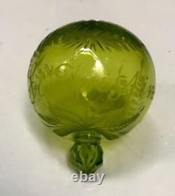 BOULE À REPRISER CRISTAL GRAVÉ MEISENTHAL XIX 19eme SIÈCLE NAPOLEON III BOULE À REPRISER CRISTAL GRAVÉ MEISENTHAL XIX 19eme SIÈCLE NAPOLEON III