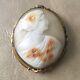 Broche Ancienne Camee Napoléon Iii Xixè Victorian Shell Cameo Brooch 19thc