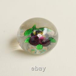 Baccarat Sulfure Pensée XIXe Pansey Baccarat XS Sulphide 19th c