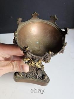 Baguier Epoque XIX Bronze Era Bougeoir Napoleon III empire