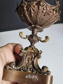 Baguier Epoque XIX Bronze Era Bougeoir Napoleon III empire