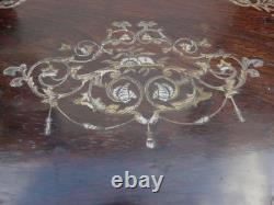 Boite A Bijoux Napoléon III Marqueterie Boulle nacre et laiton XIX siècle