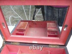 Boite A Bijoux Napoléon III Marqueterie Boulle nacre et laiton XIX siècle