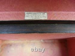 Boite A Bijoux Napoléon III Marqueterie Boulle nacre et laiton XIX siècle