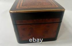 Boite A Gant En loupe de thuya Napoléon III Marqueterie Boulle XIX siècle